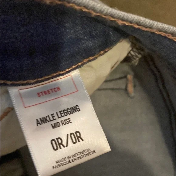 Express Ankle Legging Mid Rise Stretch 0 reg NWT - Picture 4 of 9